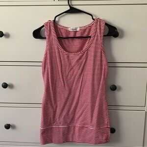 Red Stripey Sleeveless Top